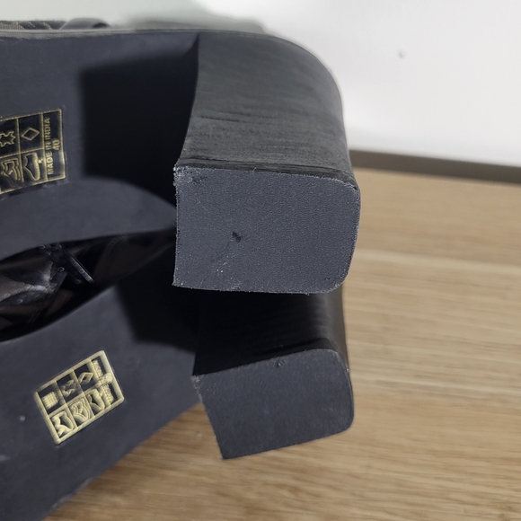 FREE PEOPLE | Barclay Brocade Floral Silver Black Heeled Ankle Boots Women’s 10 - Picture 12 of 12